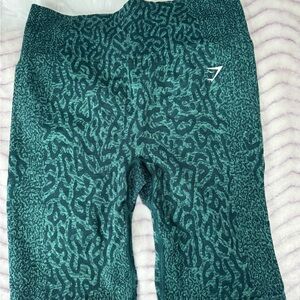 Leopard Gymshark shorts